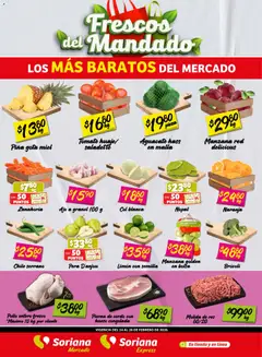 Vista previa de Soriana - Frescos del Mandado Mercado: Nuevo León, nuevo folleto de la tienda, válido en México a partir del 24.02.2026