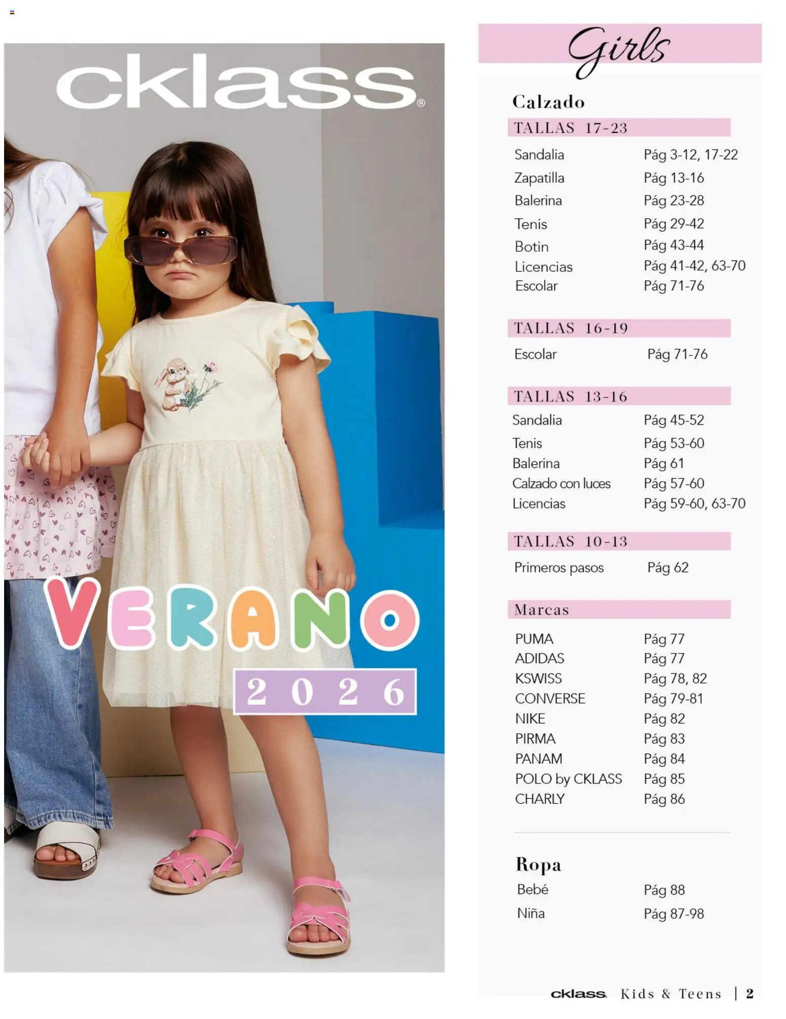 Nuevas ofertas de Cklass válidas en toda la República Mexicana desde el 02.01.2026. ¡Encuentra las mejores ofertas en Cklass catálogo Kids Niña! | Página: 3 | Productos: Tenis, Ropa, Botín