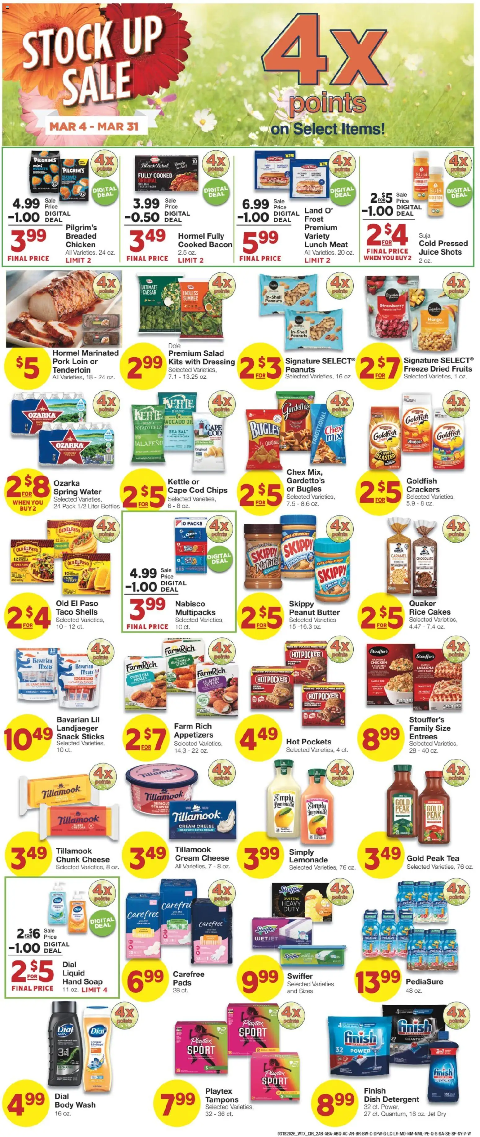 United Supermarkets Weekly Ad - valid from 17.03.2026 | Page: 2 | Products: Cheese, Cream, Salt, Mango