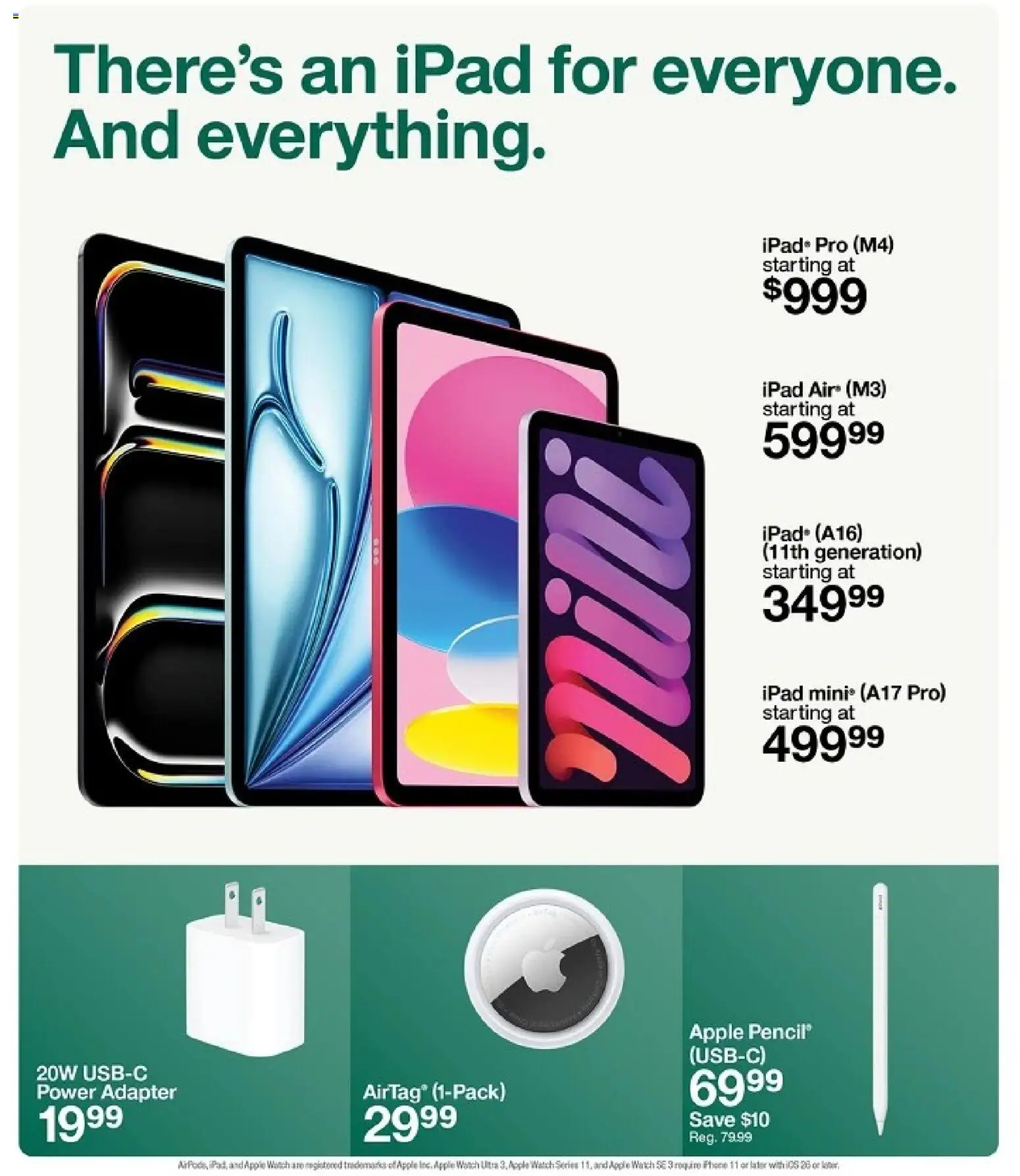 Target Weekly Ad - valid from 02.11.2025 | Page: 26 | Products: Phone, Watch, Adapter, Ipad