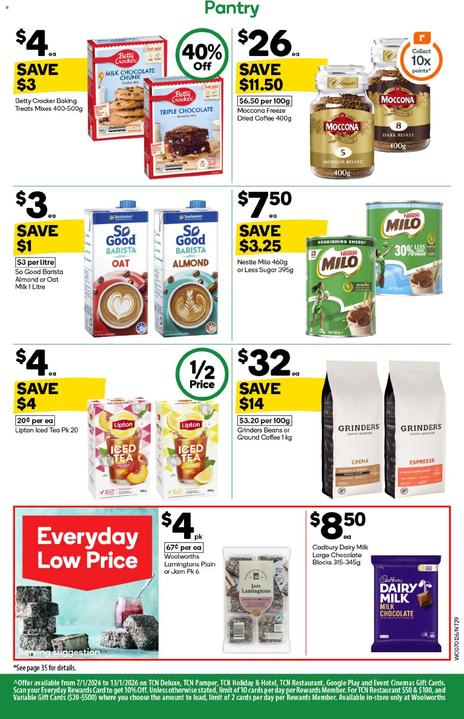 Woolworths catalogue - valid from 07.01.2026 | Page: 29 | Products: Dairy, Sugar, Lemon, Peach