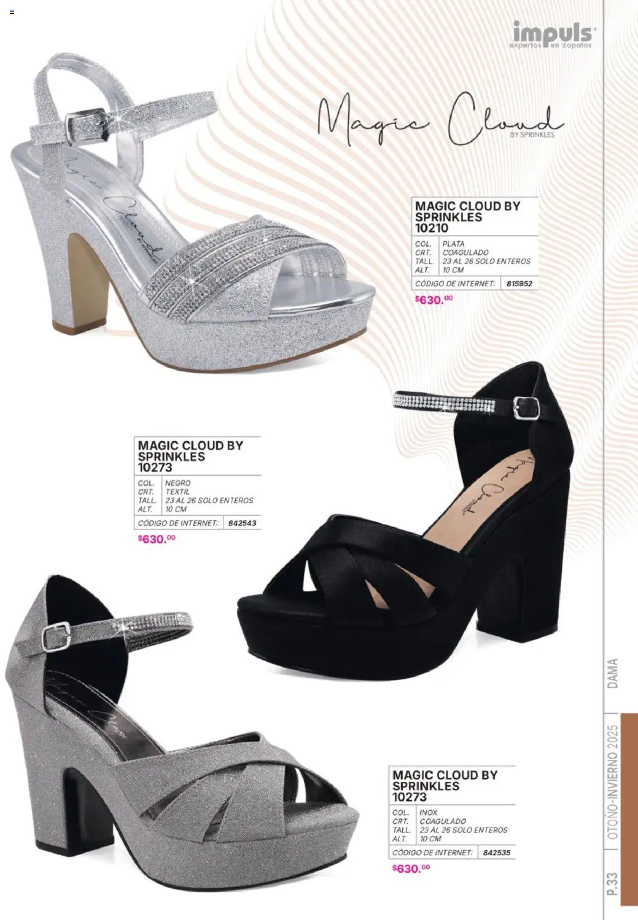 Nuevas ofertas de Impuls válidas en toda la República Mexicana desde el 07.07.2025. ¡Encuentra las mejores ofertas en Impuls catálogo Dama Otoño-Invierno 2025! | Página: 35 | Productos: Zapatos