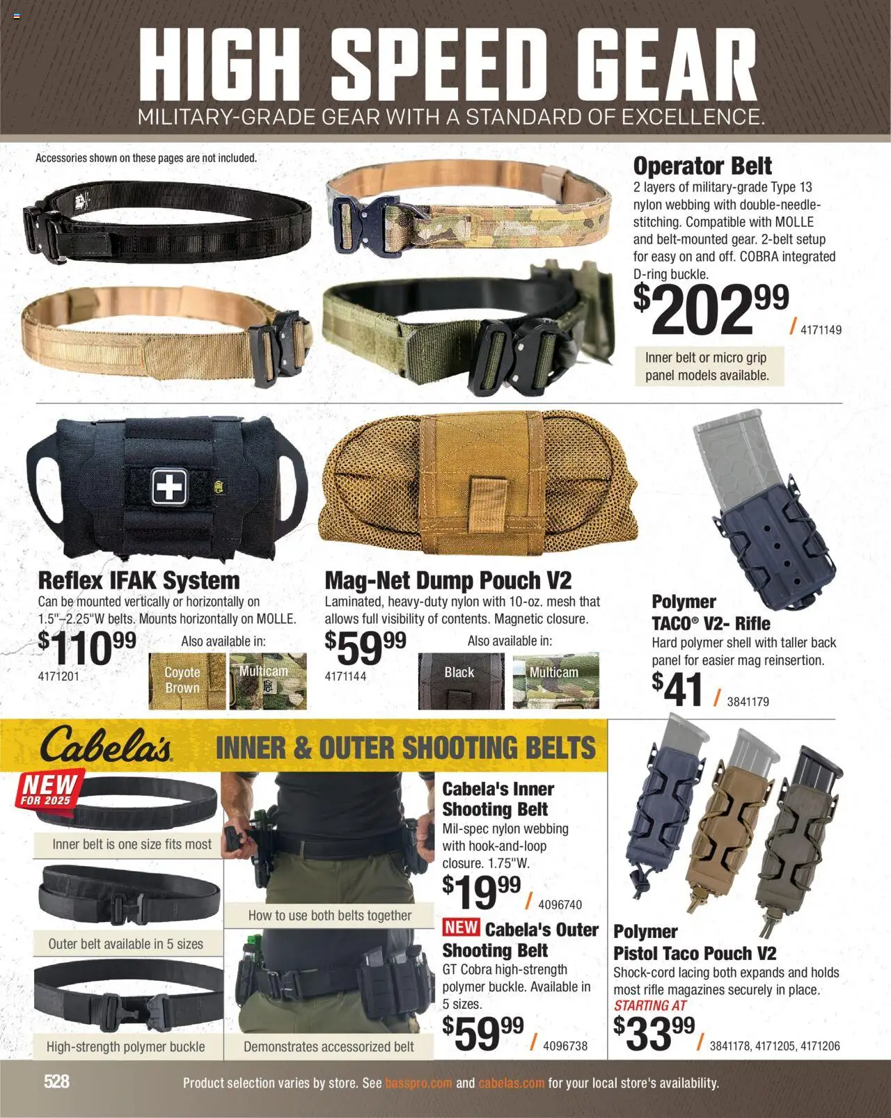 Cabela's Hunting Master 25 - valid from 11.08.2025 | Page: 528 | Products: Magnet, Belt, Rifle