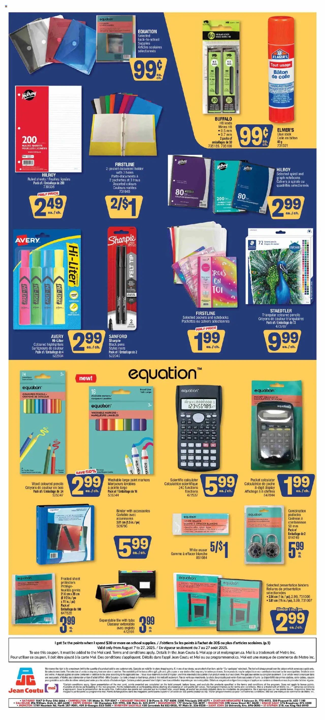 Jean Coutu flyer valid from 21.08.2025 | Page: 4 | Products: Calculator