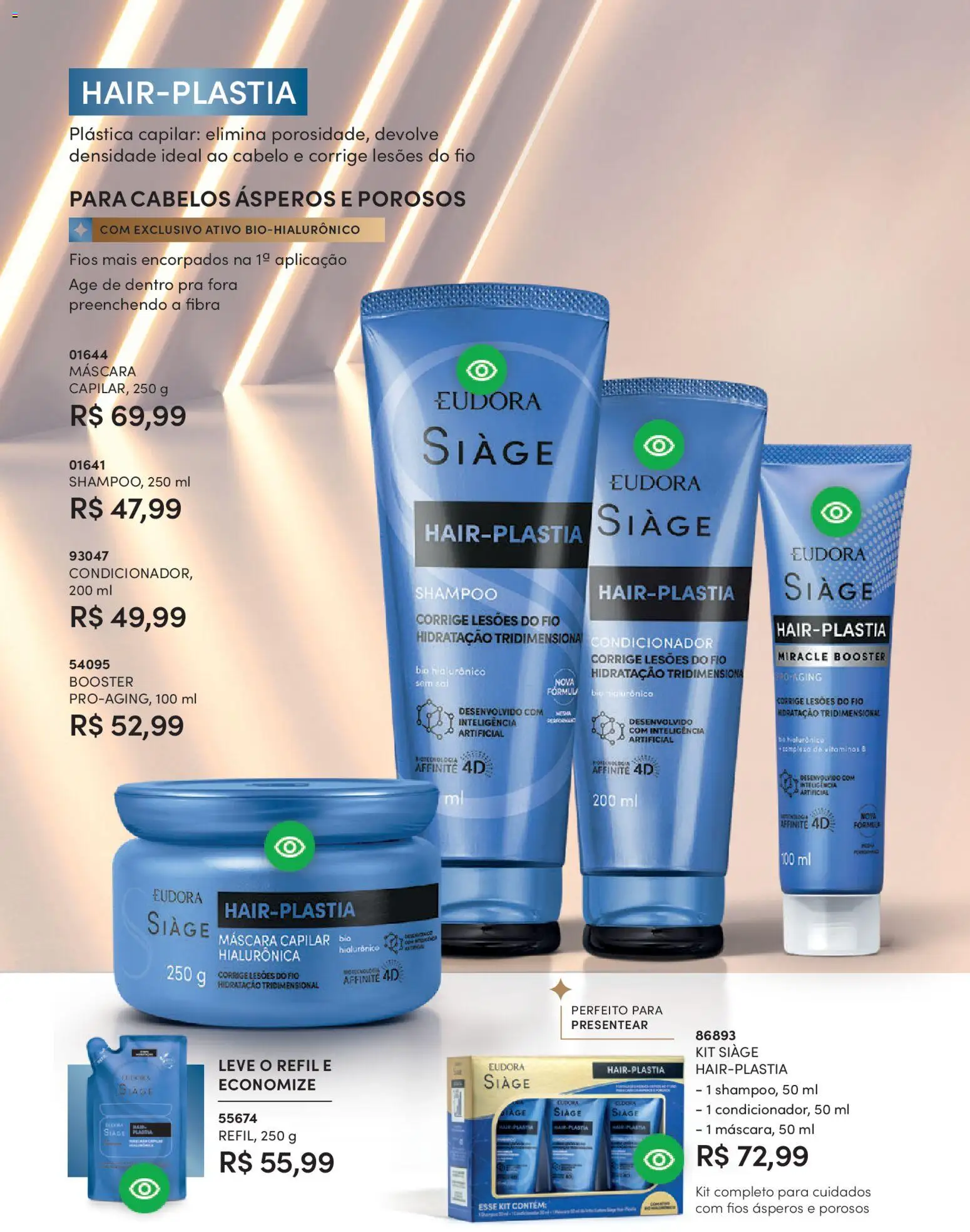 Eudora Folheto - válido de 17.12.2025 | Página: 51 | Produtos: Shampoo, Condicionador, Sal