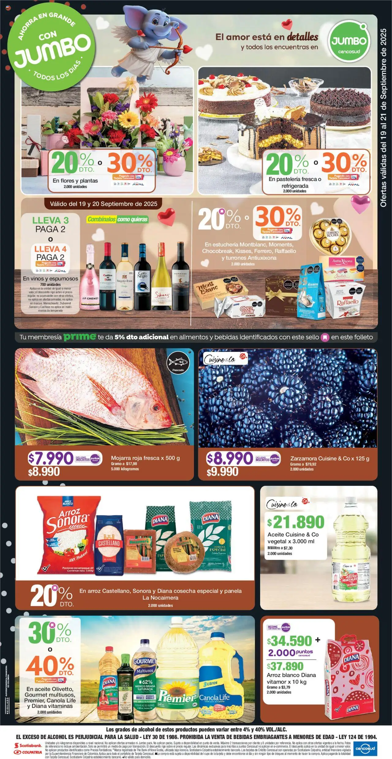 Jumbo revista - valida desde el 19.09.2025 | Página: 1 | Productos: Pescado, Arroz, Sobre, Aceite