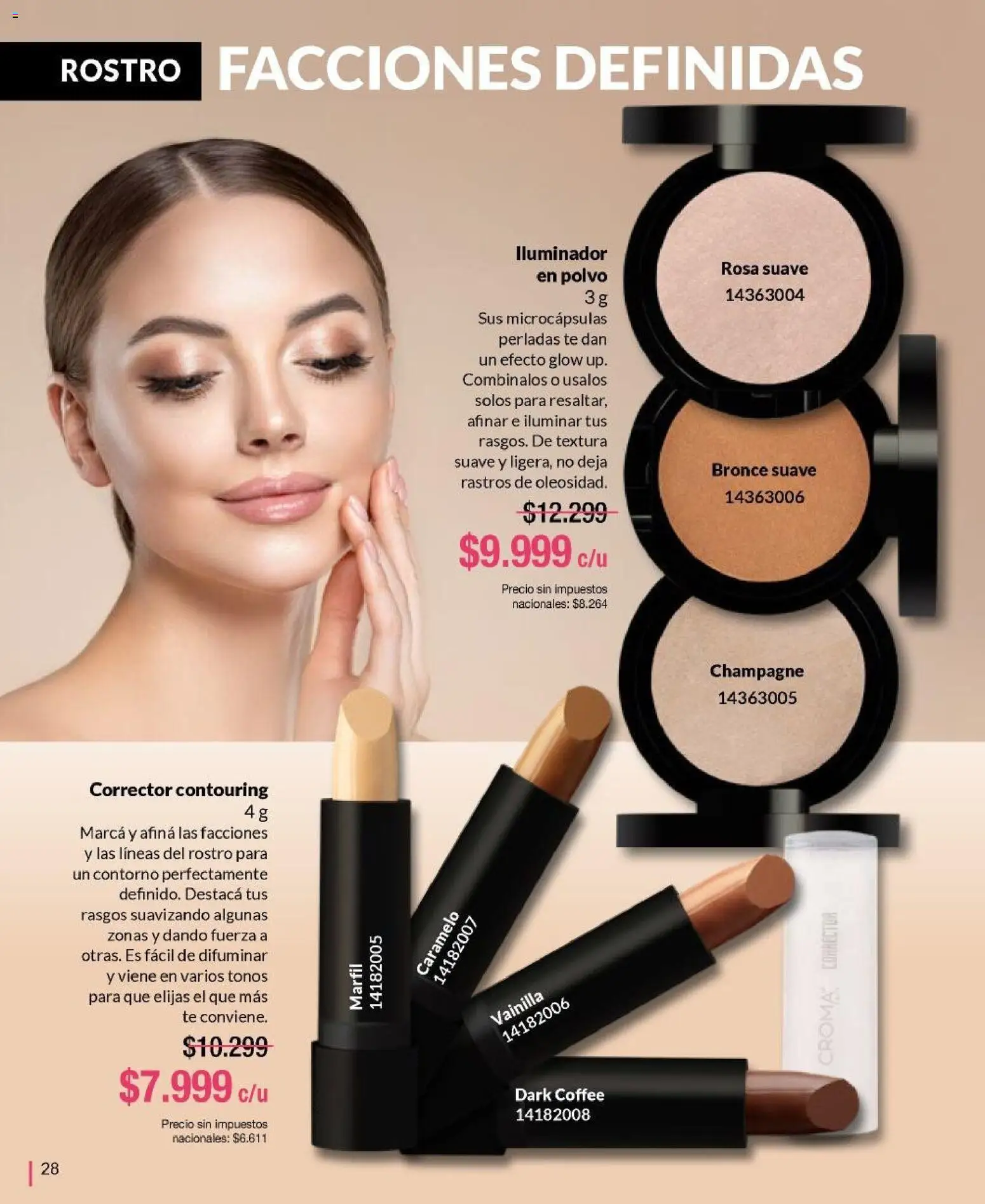 Bagués - Catálogo │ válido desde el 09.02.2026 | Página: 28 | Productos: Iluminador, Contorno, Champagne, Té