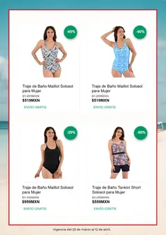 Vista previa de Sears promociones , nuevo folleto de la tienda, válido en México a partir del 23.03.2026 | Página: 4 | Productos: Traje, Traje de baño, Short, Baño