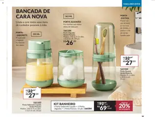 Avon - Campanha 16: Casa & Estilo - Pré-Visualização do folheto da loja Avon, válido de 26.09.2025 | Página: 53 | Produtos: Pistache, Bancada, Porta, Algodão