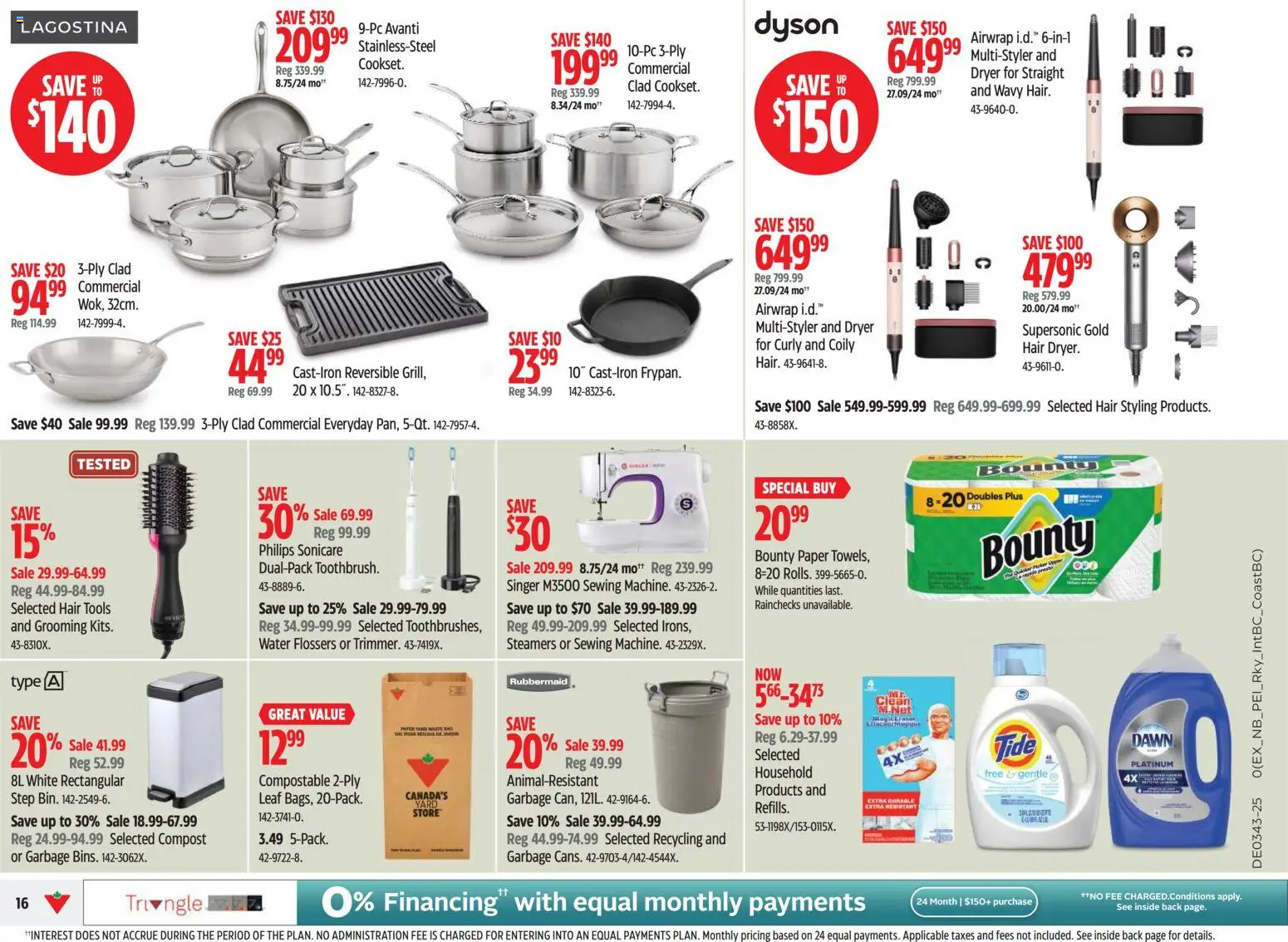 Canadian Tire flyer valid from 16.10.2025 | Page: 16 | Products: Dryer