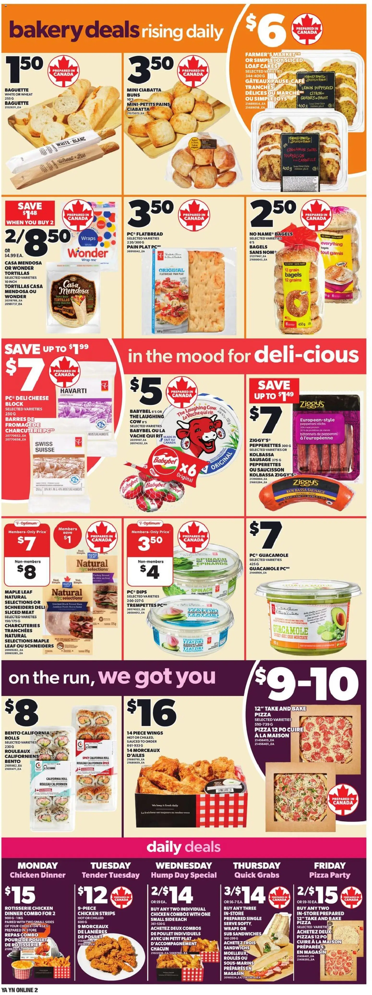 Independent Grocer flyer valid from 19.02.2026 | Page: 4 | Products: Bakery, Yogurt, Pizza, Chicken