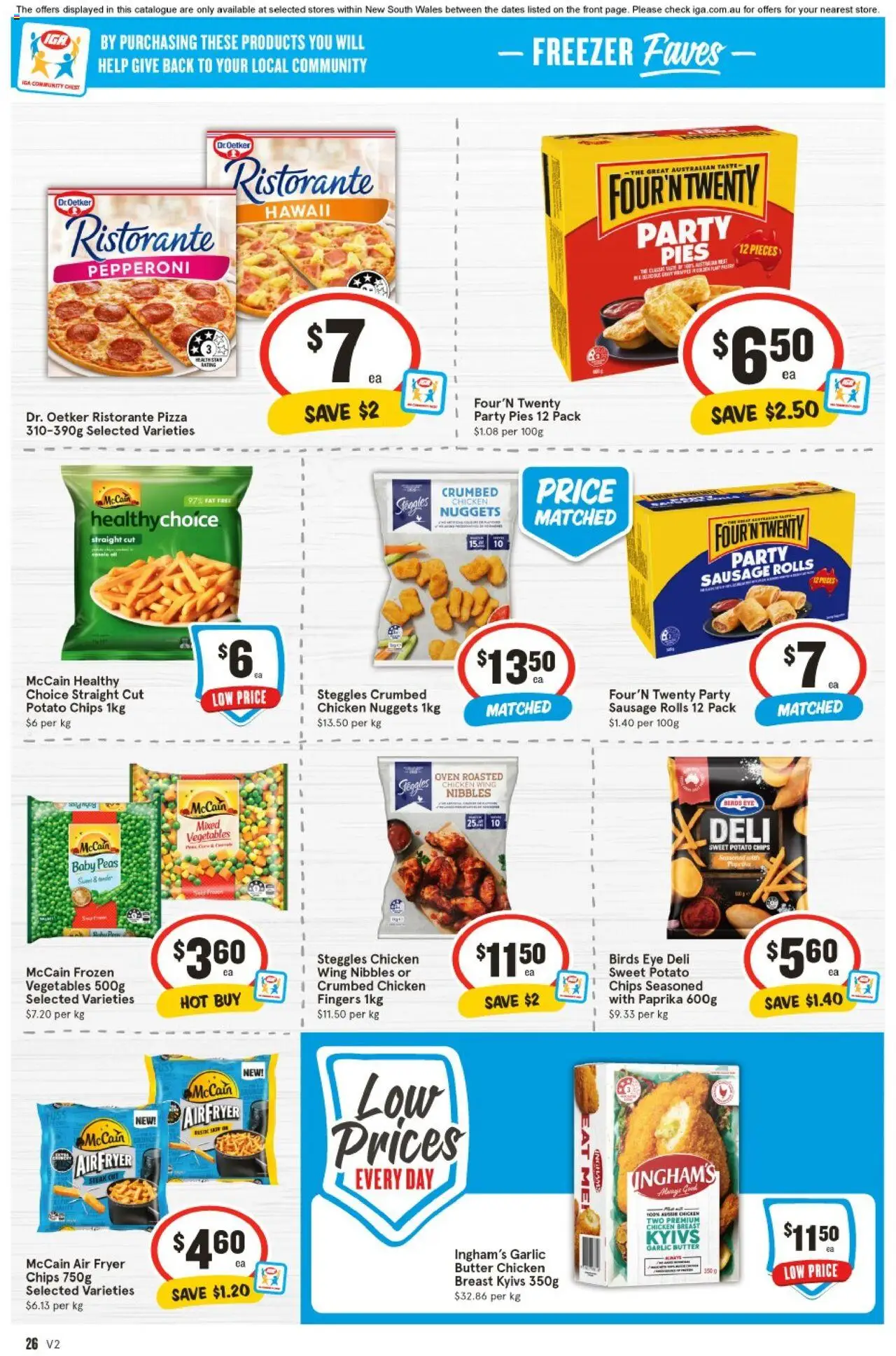 IGA catalogue - valid from 06.08.2025 | Page: 22 | Products: Milk, Ice cream, Mango, Blueberries