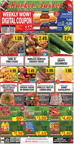 Preview of Market Basket weekly ads valid from 10.09.2025
