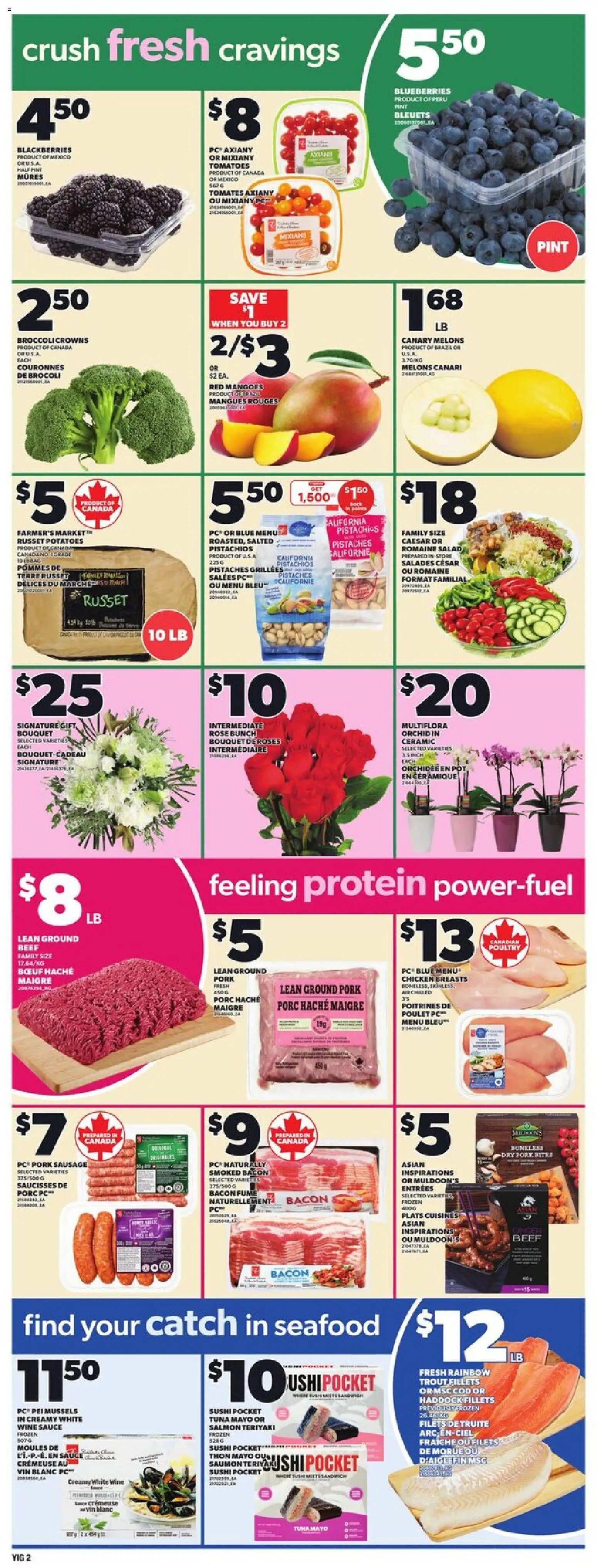 Independent Grocer flyer valid from 13.11.2025 | Page: 5 | Products: Potatoes, Wine, Pork, Tomatoes
