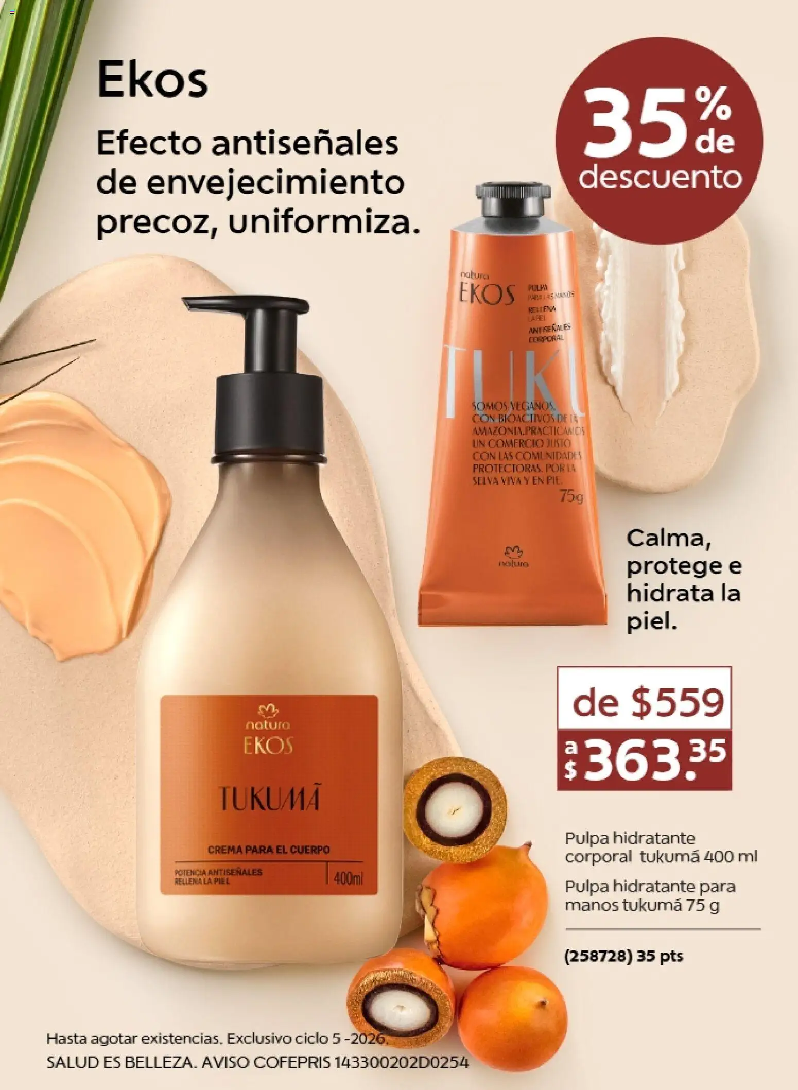 Nuevas ofertas de Natura válidas en toda la República Mexicana desde el 13.03.2026. ¡Encuentra las mejores ofertas en Natura promociones 5 2026! | Página: 10 | Productos: Crema