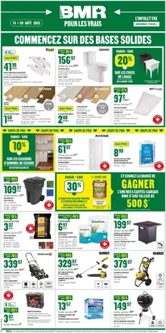 Preview of BMR weekly flyer / circulaire from shop BMR valid from 14.08.2025