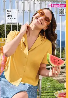 Vista previa de Ilusión catálogo Primavera, nuevo folleto de la tienda, válido en México a partir del 01.03.2026 | Página: 13 | Productos: Blusa, Mostaza, Falda, Video