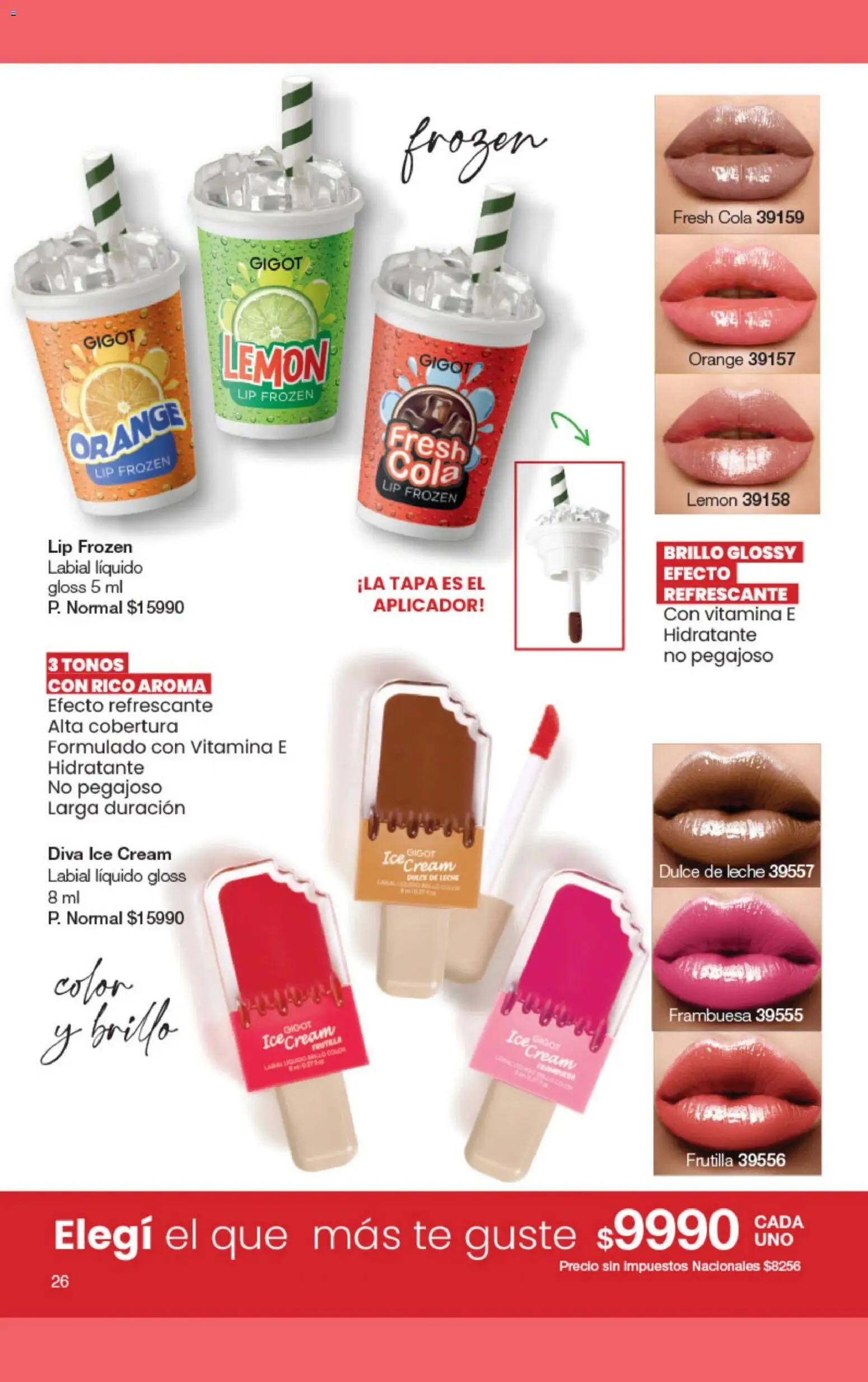 Gigot catálogo 02 │ válido desde el 01.02.2026 | Página: 32 | Productos: Frutilla, Dulce de leche, Brillo, Té