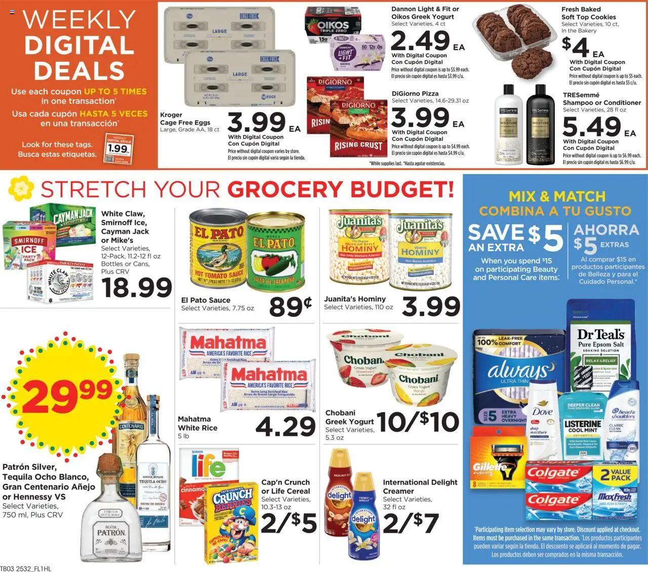 Food 4 Less Weekly Ad - valid from 10.09.2025 | Page: 5 | Products: Conditioner, Pizza, Cookies, Epsom Salt