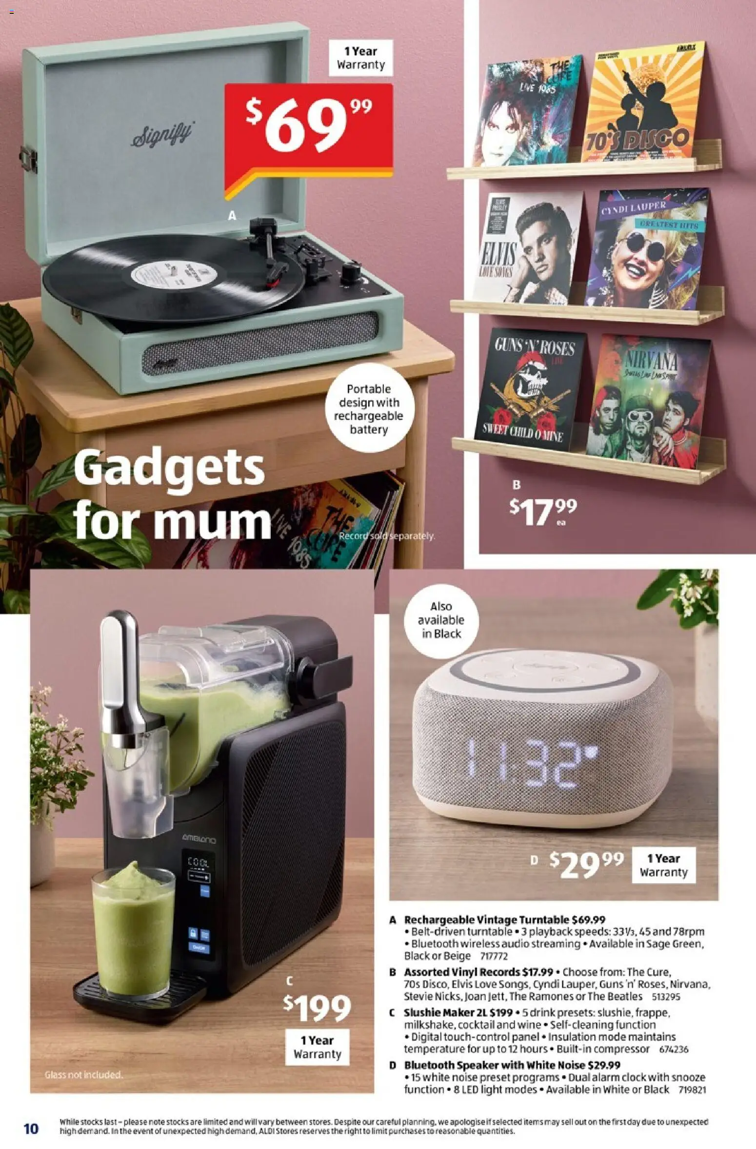 Aldi catalogue - valid from 22.04.2026 | Page: 10 | Products: Battery, Light, Bluetooth speaker, Speaker