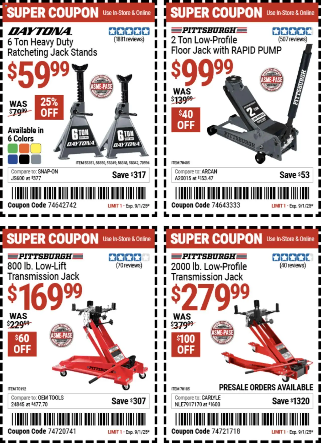 Harbor Freight Summer Coupons - valid from 18.08.2025 | Page: 15 | Products: Pump