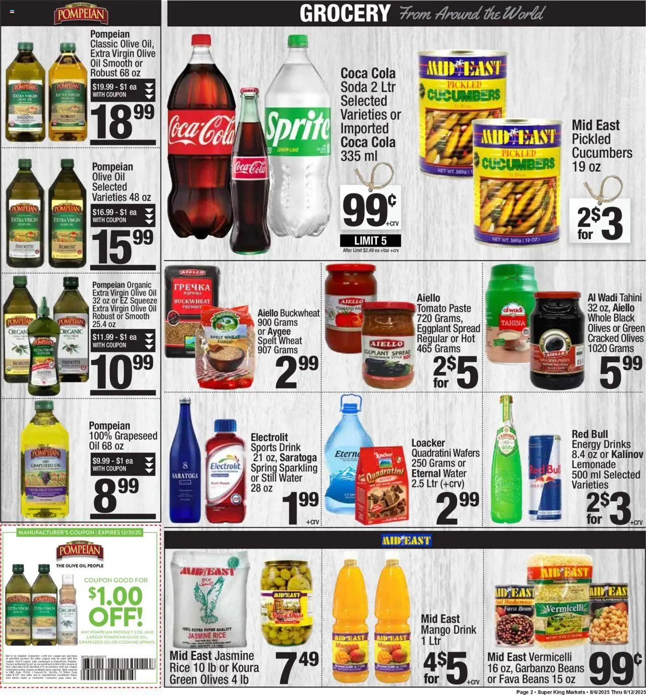 Super King Weekly Ad - valid from 06.08.2025 | Page: 2 | Products: Oil, Rice, Mango, Eggplant