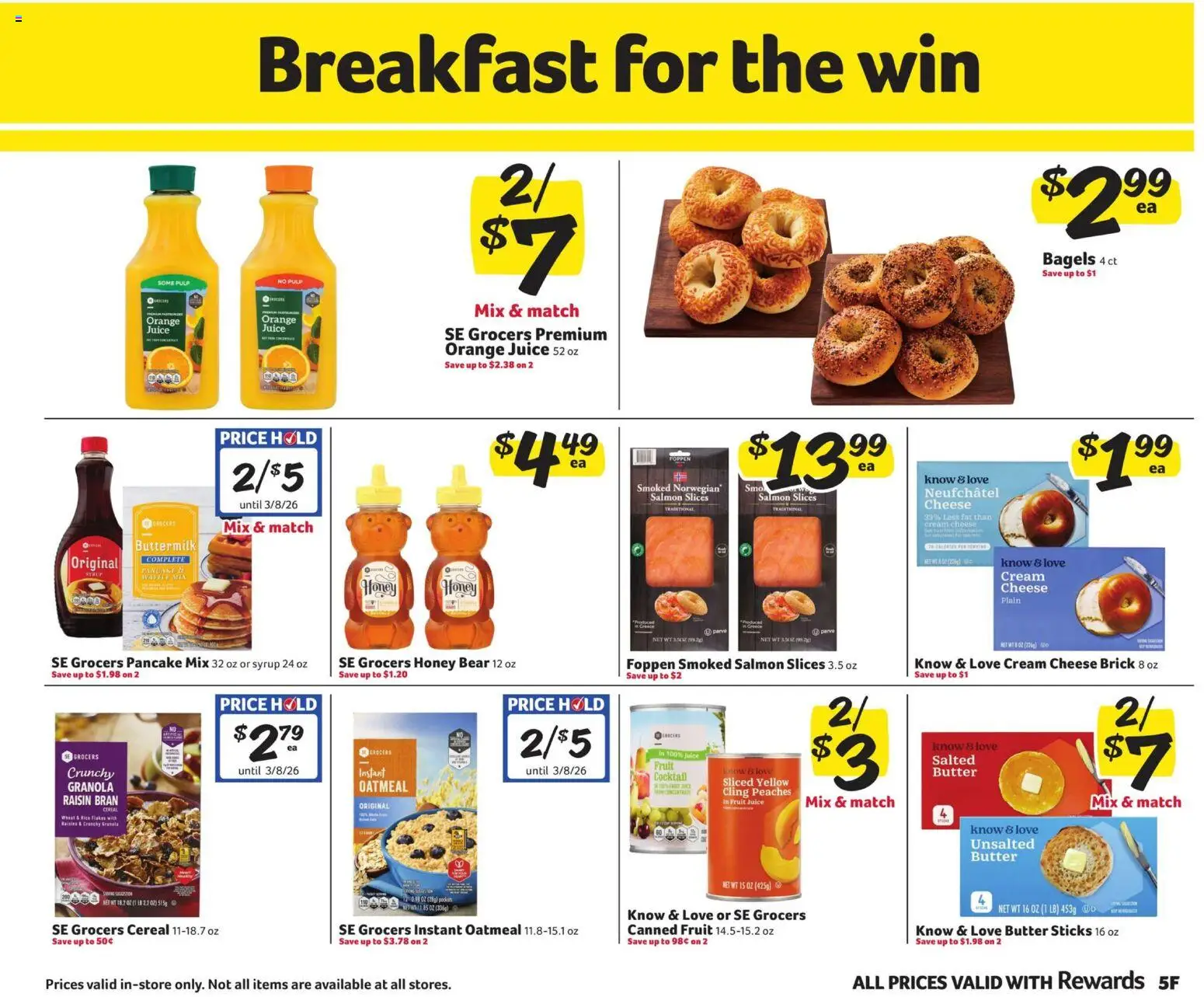 Winn Dixie In-Store Flyer - valid from 11.02.2026 | Page: 5 | Products: Peaches, Butter, Cheese, Juice