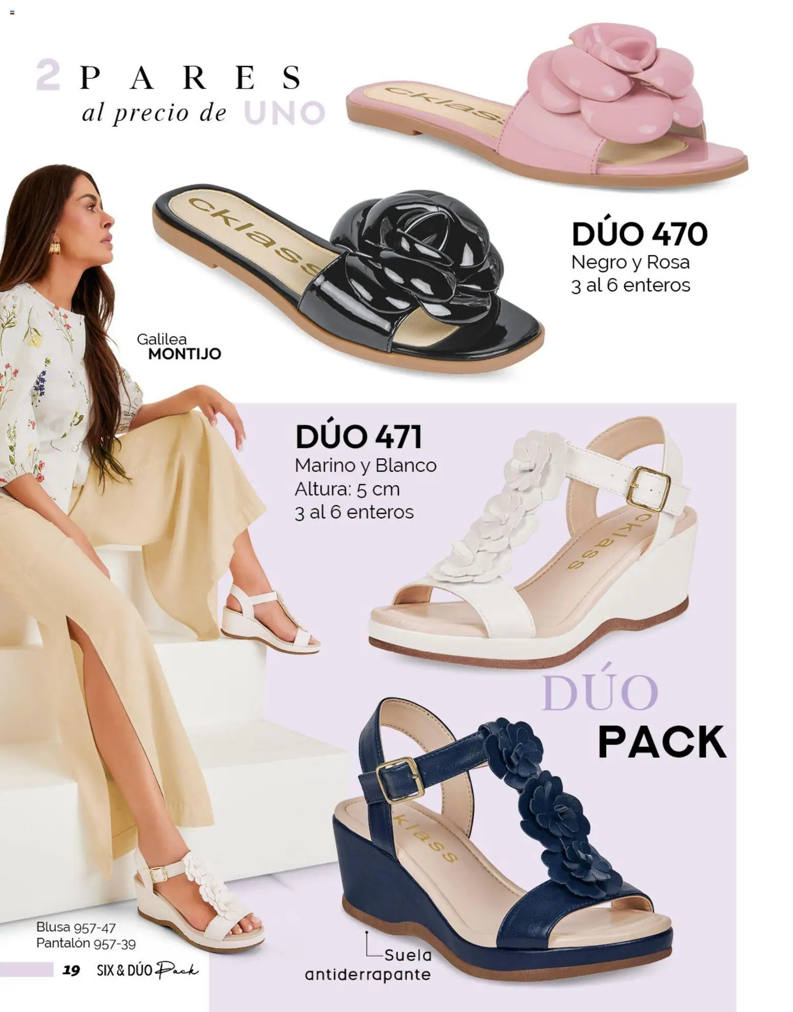 Nuevas ofertas de Cklass válidas en toda la República Mexicana desde el 02.01.2026. ¡Encuentra las mejores ofertas en Cklass catálogo Six & Dúo pack! | Página: 20 | Productos: Blusa