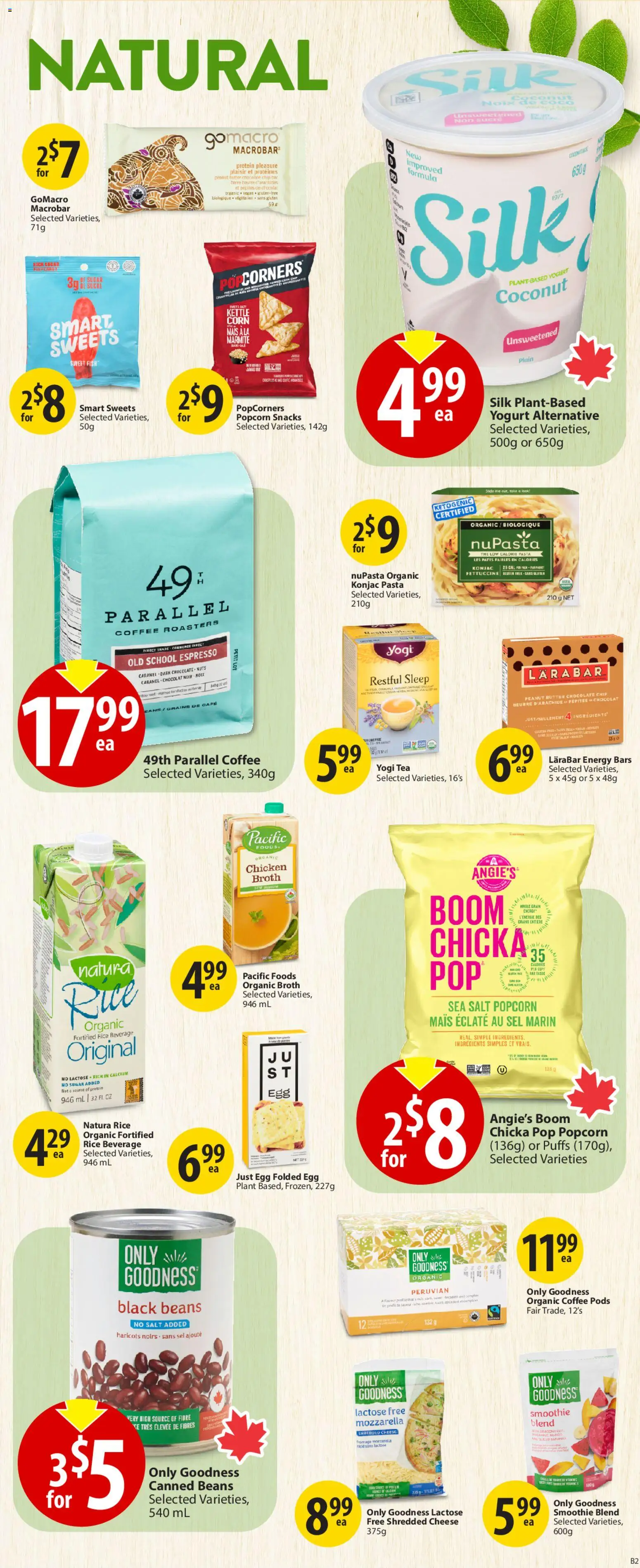 Save on foods flyer valid from 08.01.2026 | Page: 17 | Products: Pasta, Cheese, Yogurt, Chicken