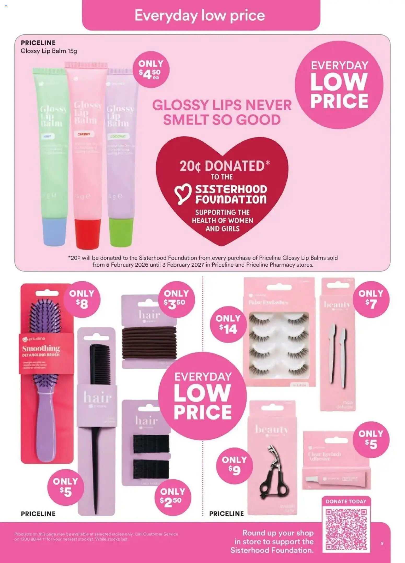 Priceline Pharmacy catalogue - valid from 25.03.2026 | Page: 9 | Products: Brush, Foundation