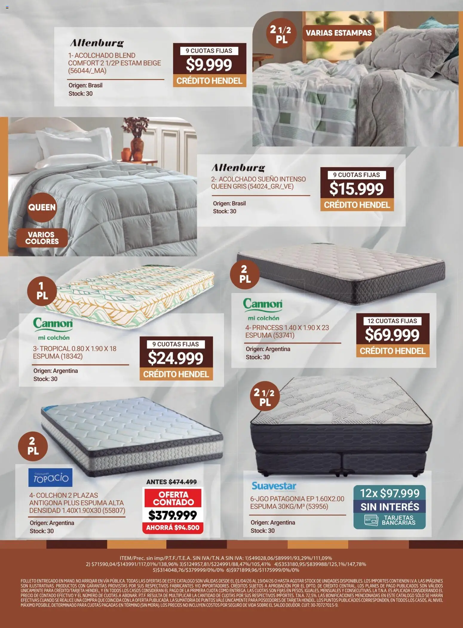 Hendel catálogo │ válido desde el 01.04.2026 | Página: 8