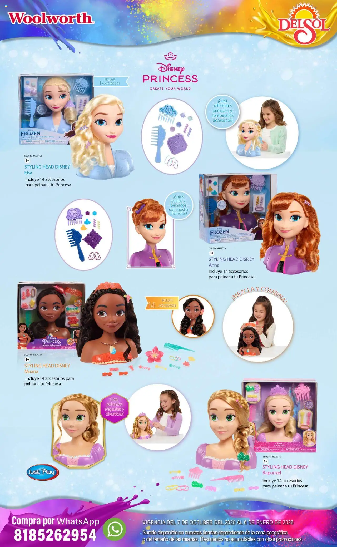 Nuevas ofertas de Del Sol y Woolworth válidas en toda la República Mexicana desde el 07.10.2025. ¡Encuentra las mejores ofertas en Del Sol y Woolworth - Catálogo Castillo Del Juguete! | Página: 53