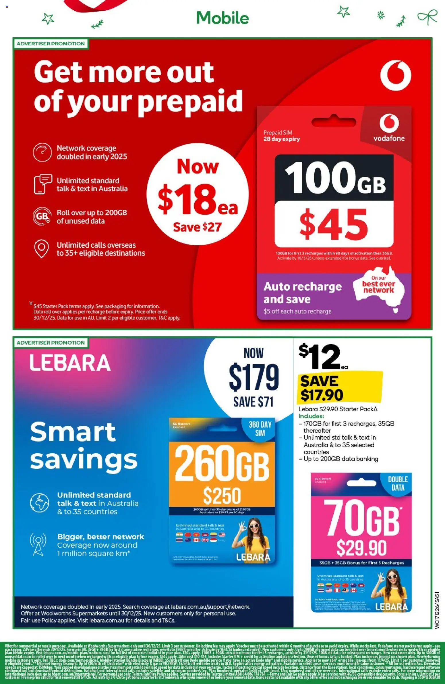 Woolworths catalogue - valid from 17.12.2025 | Page: 51 | Products: Satellite, Mobile