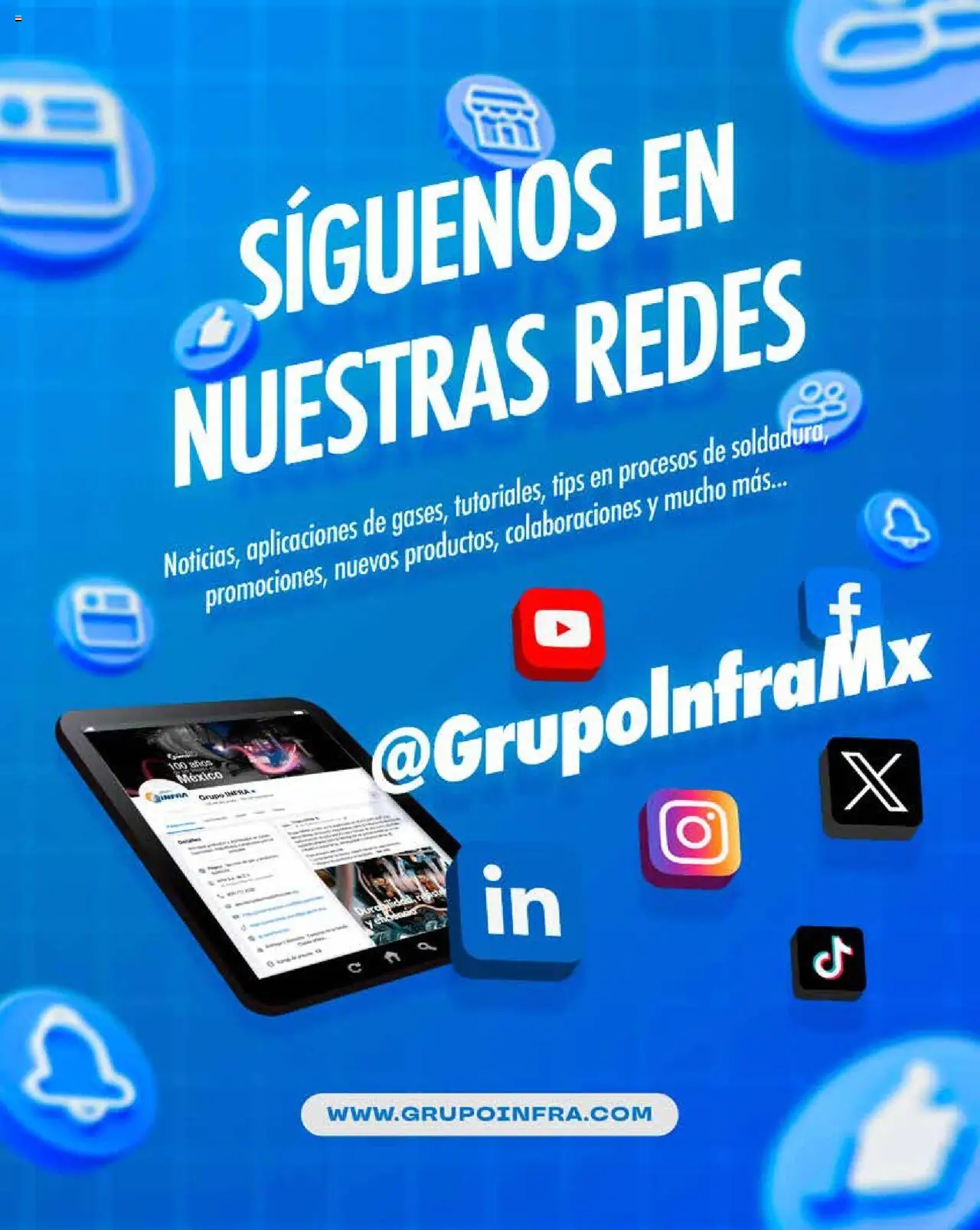 Nuevas ofertas de Infra válidas en toda la República Mexicana desde el 07.01.2025. ¡Encuentra las mejores ofertas en Infra catálogo Productos y accesorios para el soldador! | Página: 11