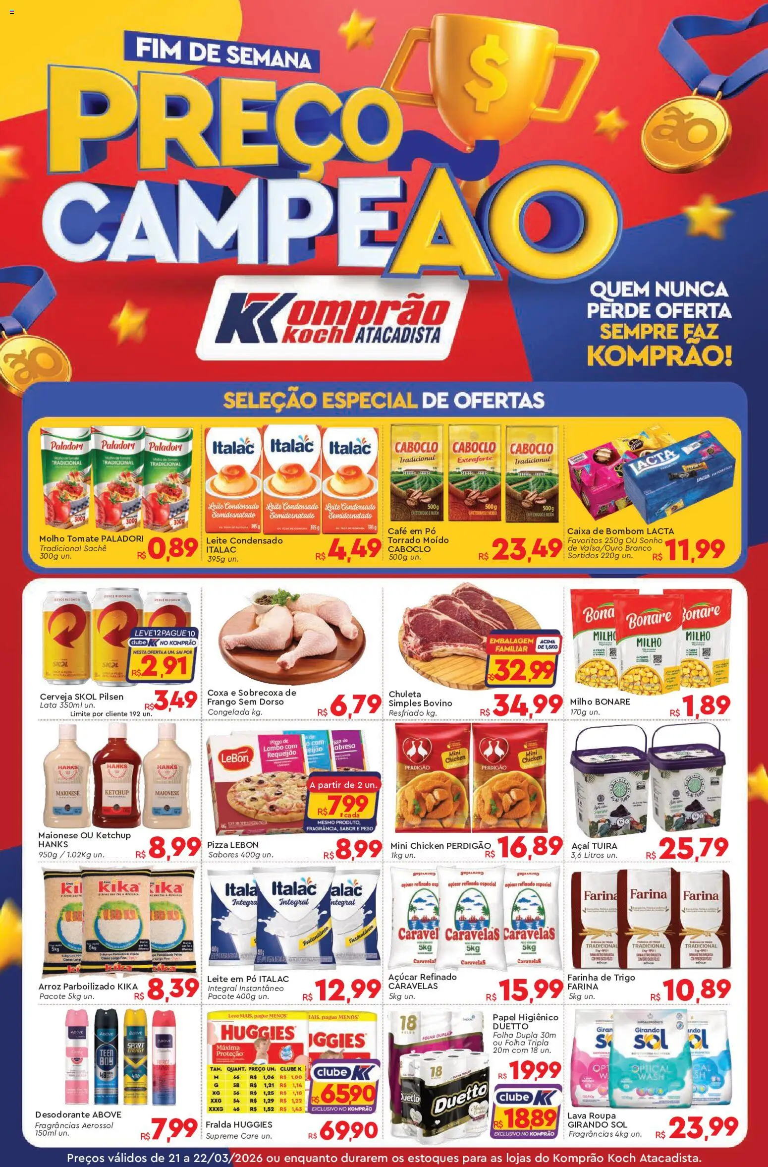 Komprao Atacadista Folheto - válido de 21.03.2026 | Página: 1
