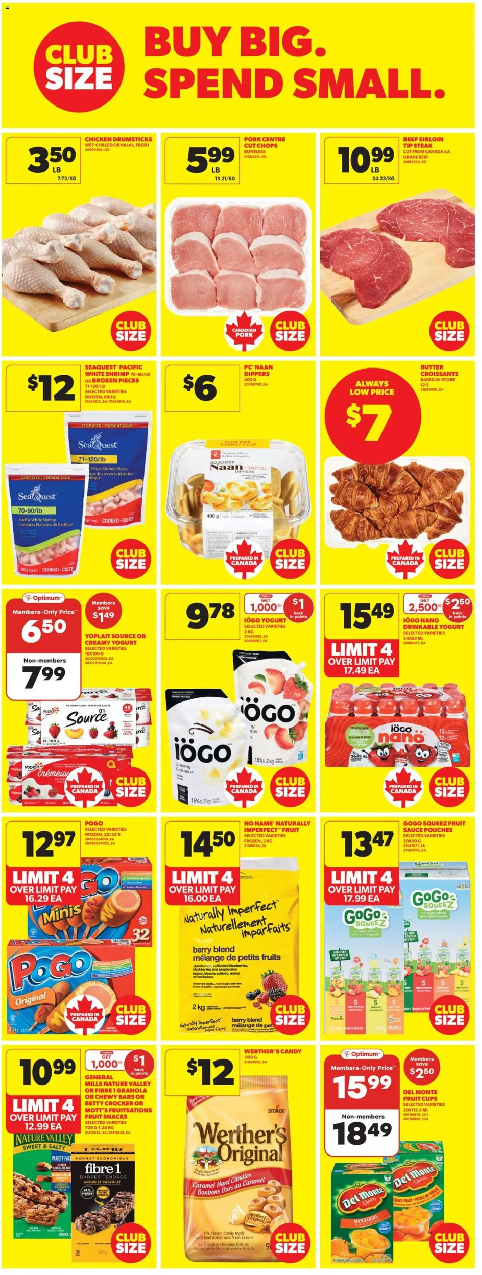 Real Canadian Superstore flyer valid from 22.01.2026 | Page: 16 | Products: Beef, Candies, Cream, Pork