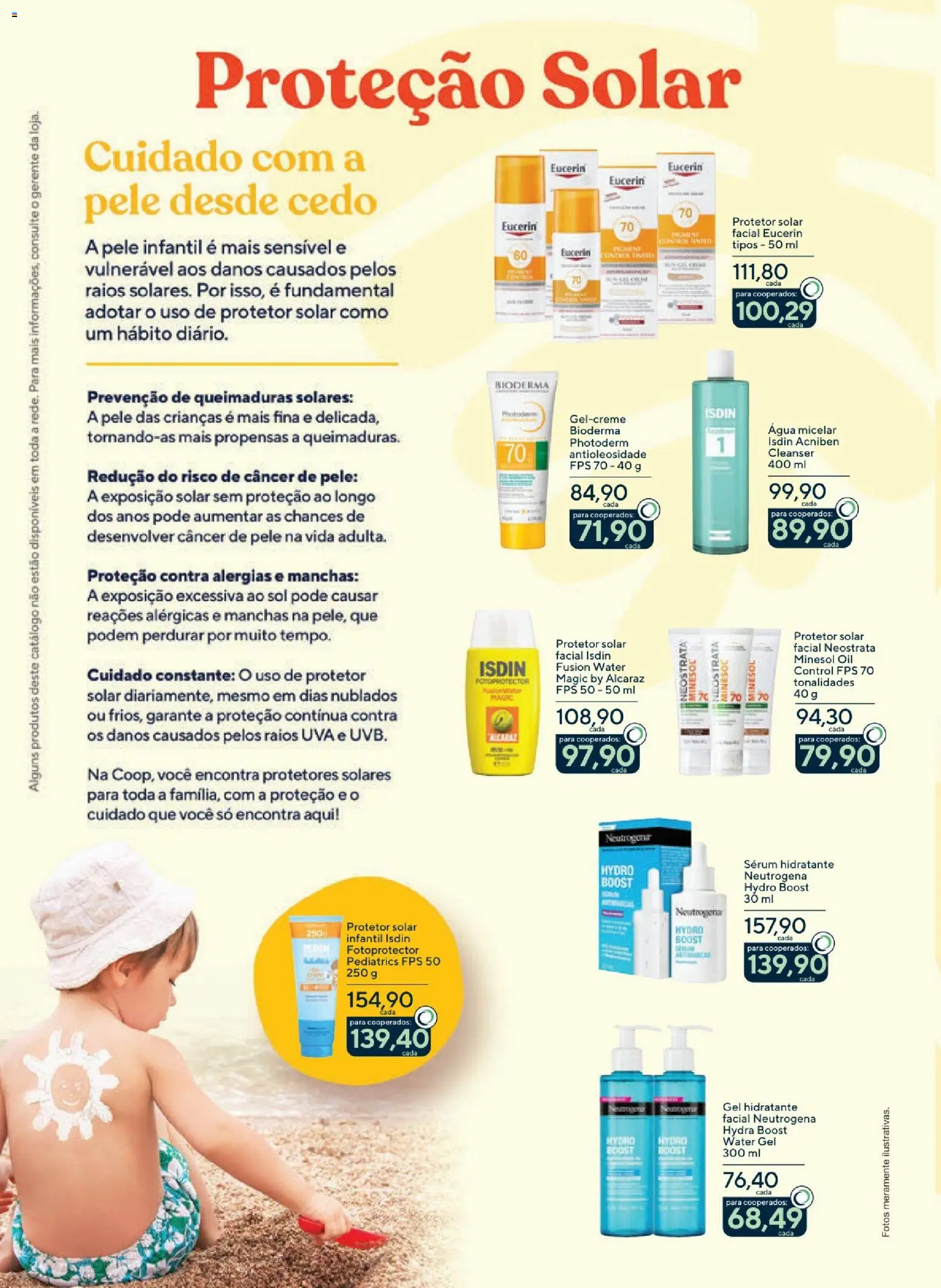 Coop Folheto - válido de 01.12.2025 | Página: 4 | Produtos: Água micelar, Protetor solar, Sérum, Protetor solar facial