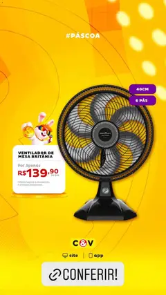 Casa e Video ofertas - Pré-Visualização do folheto da loja Casa e Video, válido de 31.03.2026 | Página: 2 | Produtos: Ventilador, Ventilador de mesa, Mesa