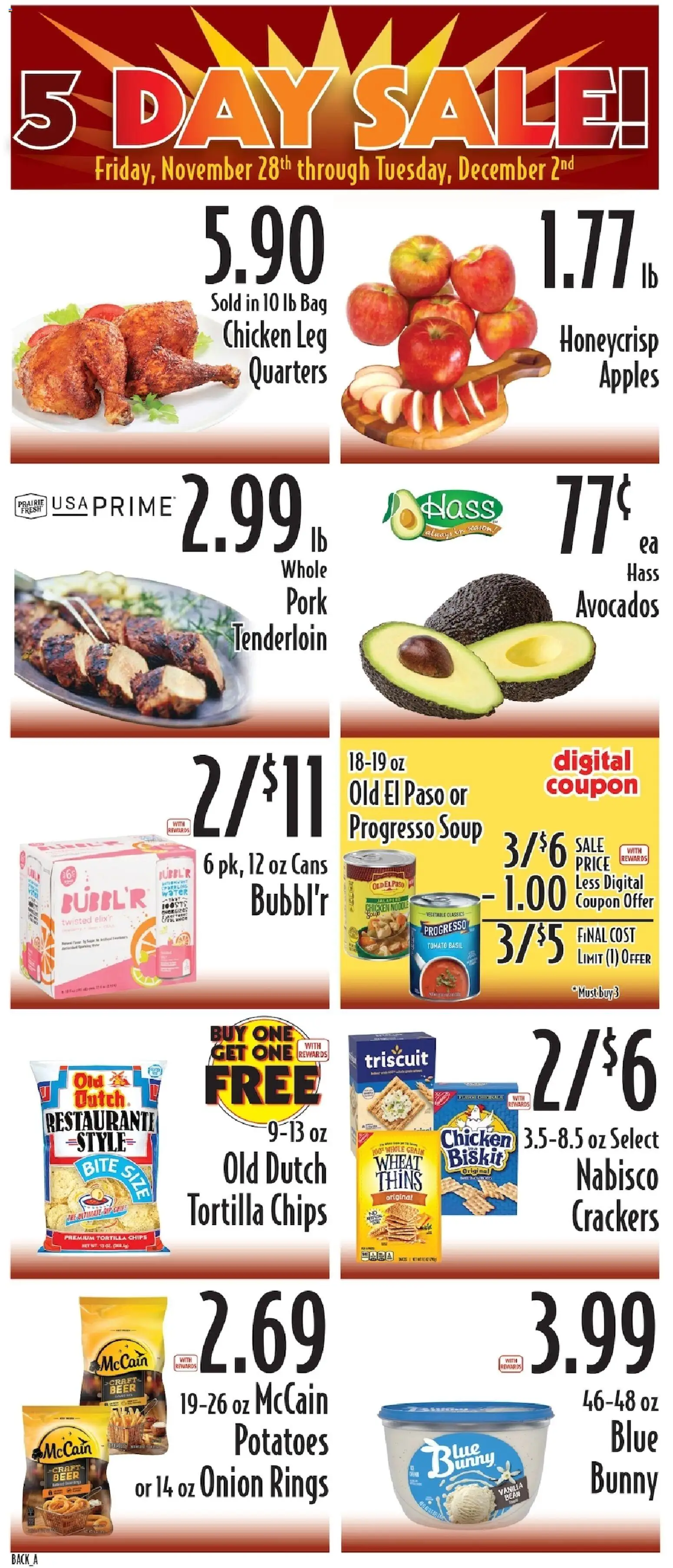 Piggly Wiggly Weekly Ad - valid from 28.11.2025 | Page: 2 | Products: Beer, Pork, Onion, Bag