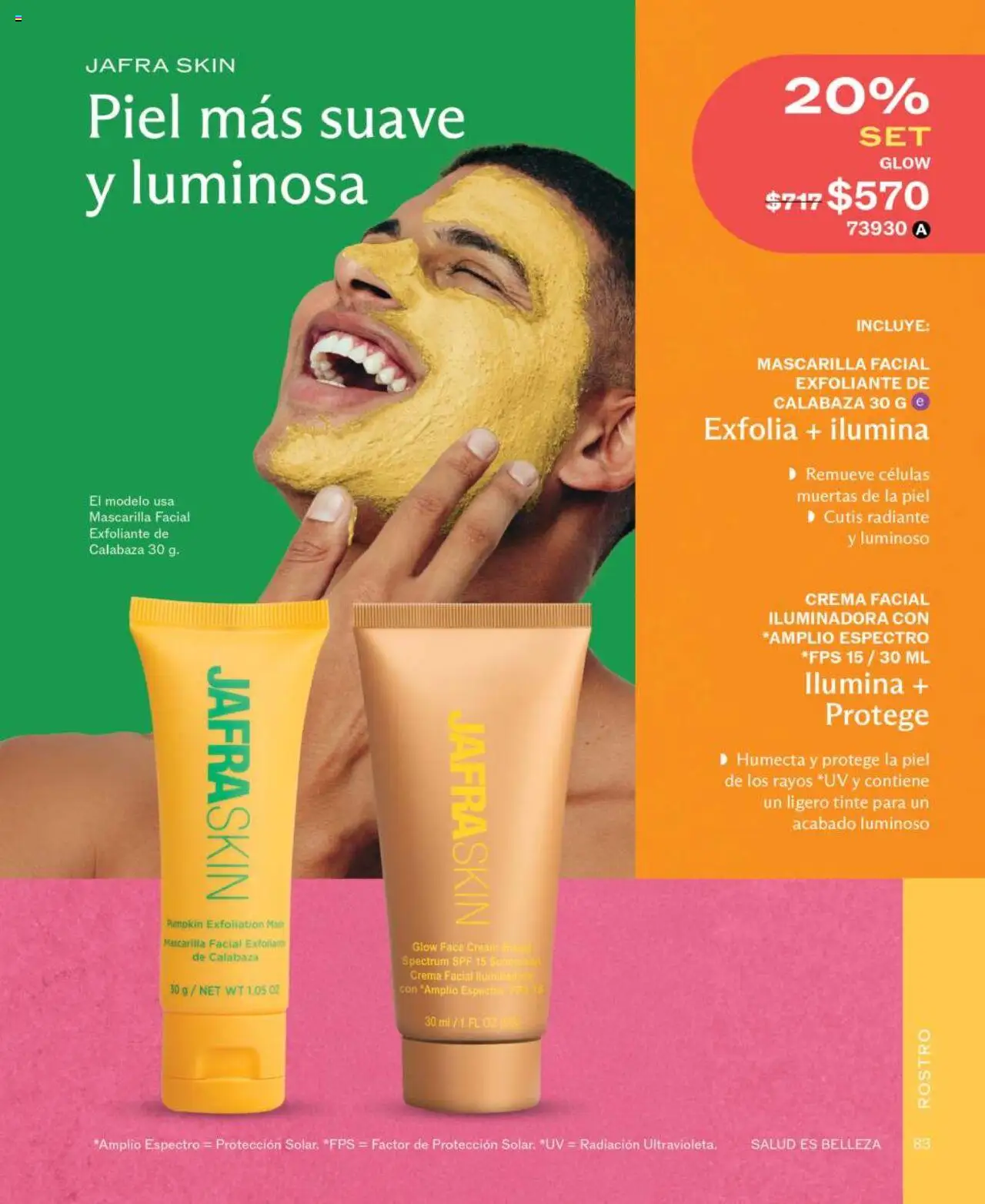 Nuevas ofertas de JAFRA válidas en toda la República Mexicana desde el 01.06.2025. ¡Encuentra las mejores ofertas en JAFRA catálogo! | Página: 83 | Productos: Crema, Radiante, Mascarilla