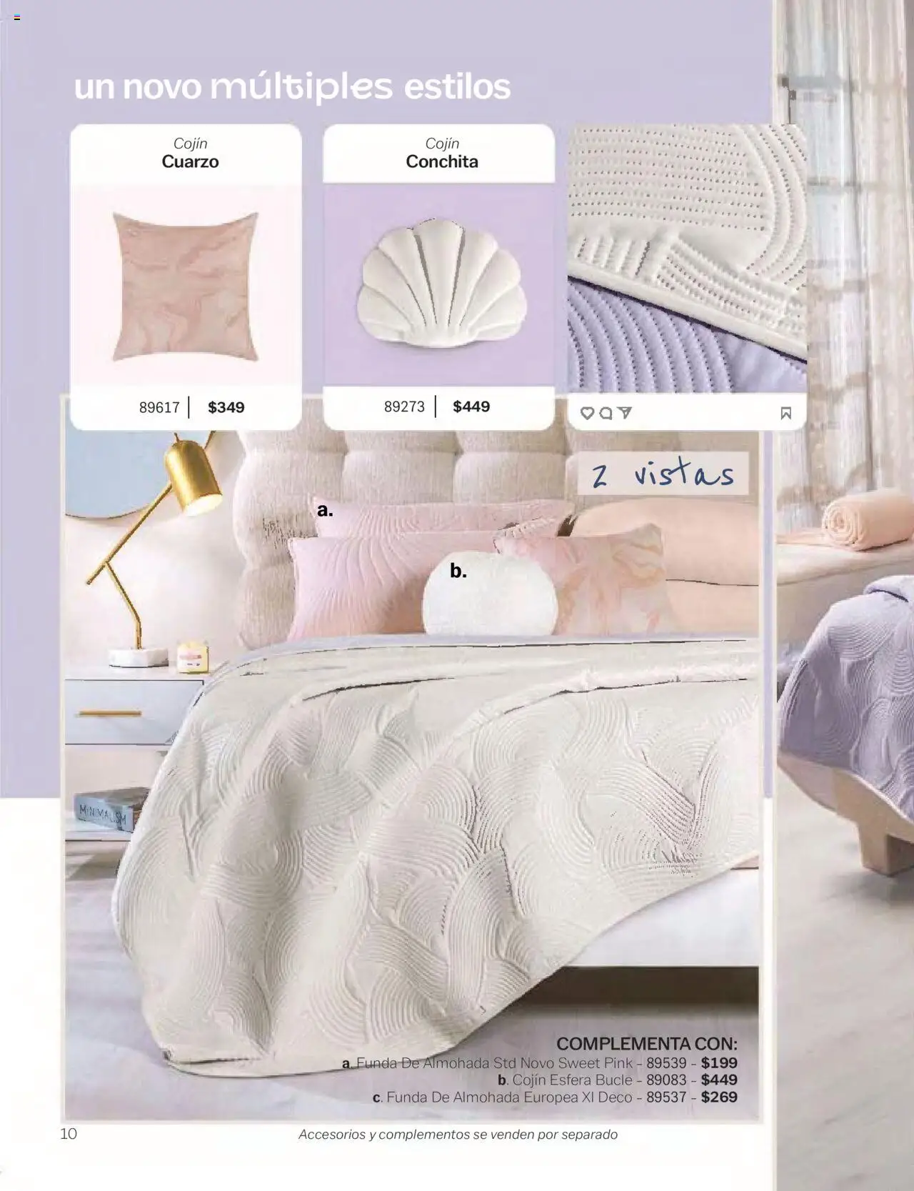 Nuevas ofertas de Vianney válidas en toda la República Mexicana desde el 24.01.2025. ¡Encuentra las mejores ofertas en Vianney catálogo Chavos! | Página: 12 | Productos: Funda, Funda de almohada, Almohada