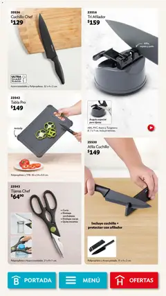 Vista previa de Betterware campaña 1 2026, nuevo folleto de la tienda, válido en México a partir del 05.01.2026 | Página: 39 | Productos: Cuchillo