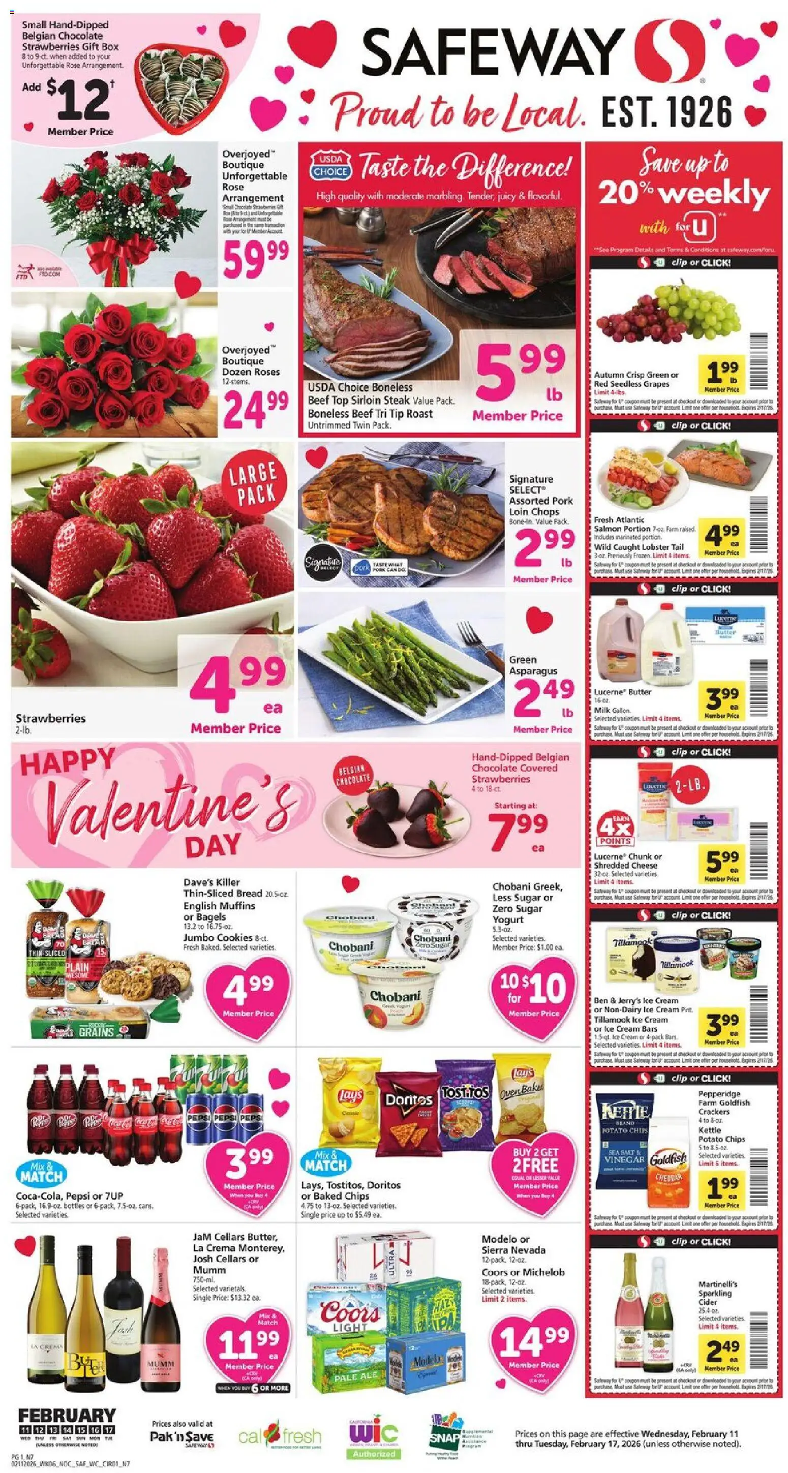 Safeway Weekly Ad - valid from 11.02.2026 | Page: 1