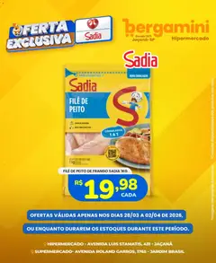 Supermercado Bergamini ofertas Sadia e a Perdigão - Pré-Visualização do folheto da loja Supermercado Bergamini, válido de 28.03.2026 | Página: 7