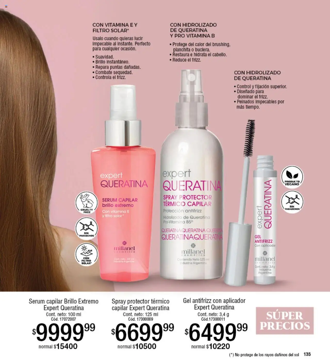 Millanel catálogo │ válido desde el 18.08.2025 | Página: 135 | Productos: Serum, Brillo
