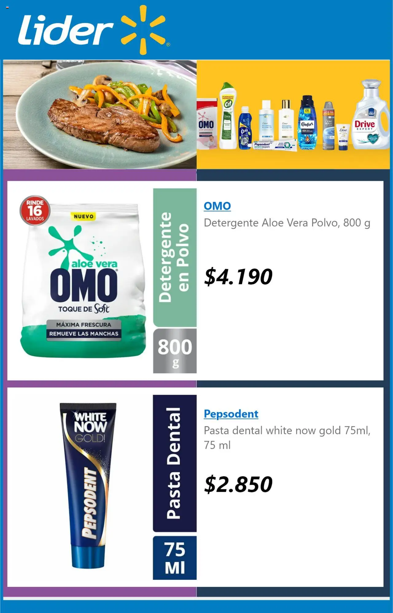 Lider ofertas  │ válido desde el 09.10.2025 | Página: 5 | Productos: Polvo, Pasta dental, Detergente, Pasta