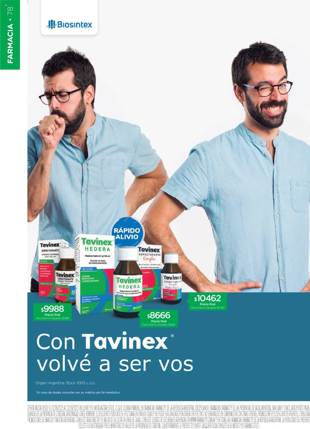 Farmacity catálogo │ válido desde el 02.09.2025 | Página: 78