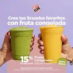Vista previa de City Club - Catálogo Crea tus licuados favoritos, nuevo folleto de la tienda, válido en México a partir del 01.10.2025