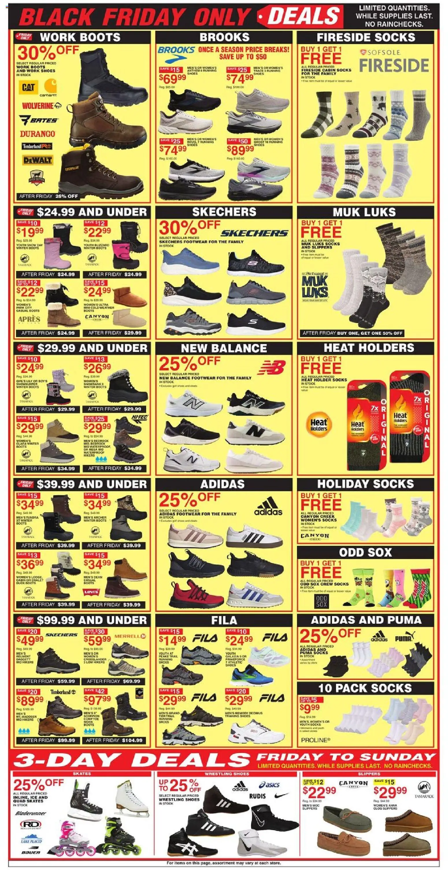 Dunham's Sports Black Friday Sale - valid from 28.11.2025 | Page: 8 | Products: Socks, Boots, Slippers