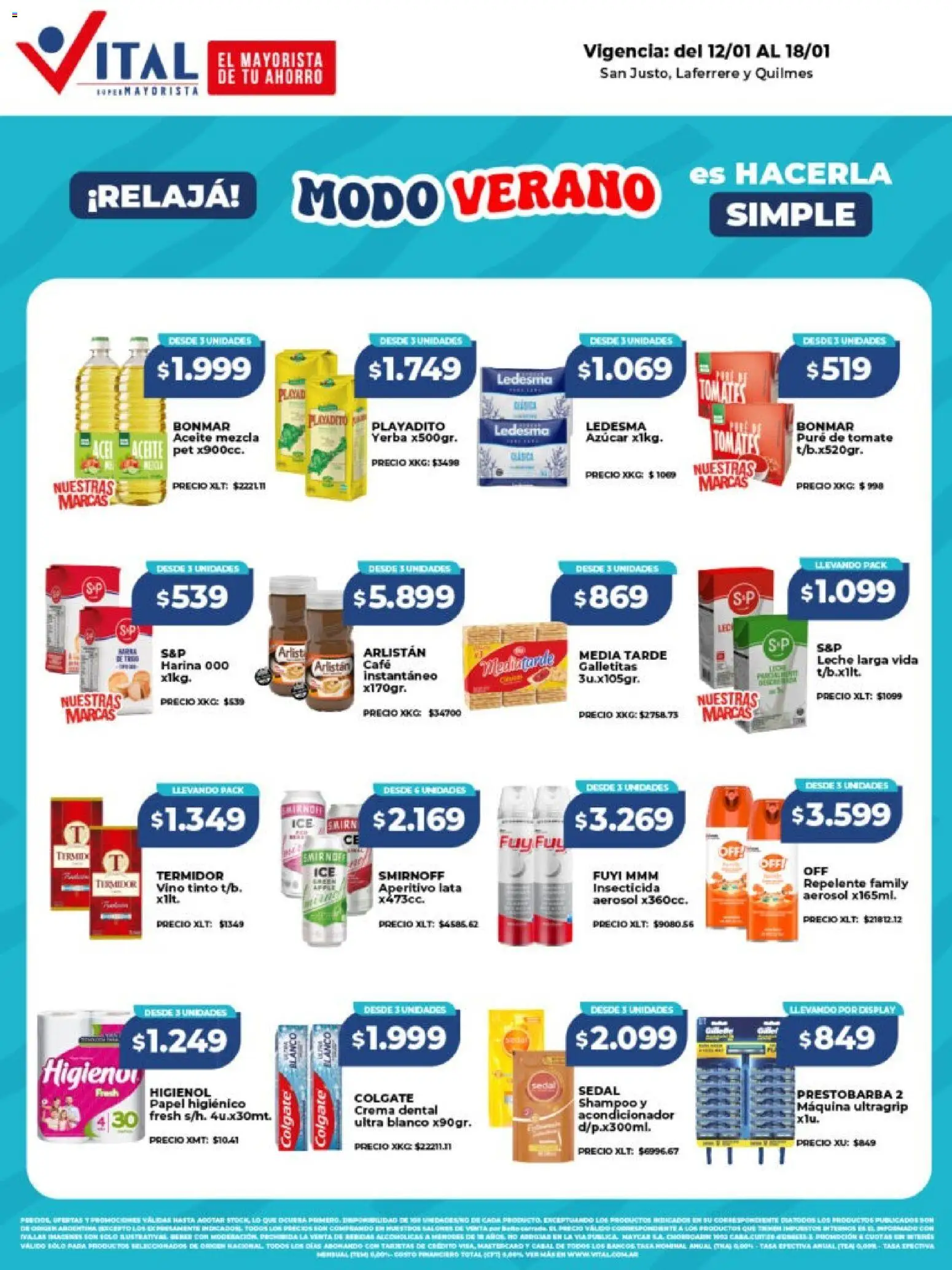 Vital - Ofertas - San Justo │ válido desde el 12.01.2026 | Página: 1 | Productos: Insecticida, Shampoo, Café, Tomates